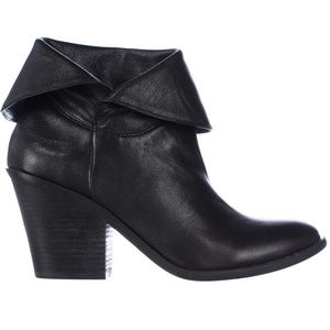 Lucky Brand Ethann Leather Foldover Ankle Booties
